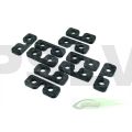 H0075-S Carbon Fibre Servo Spacer (10pcs) Goblin 500/630/700/770